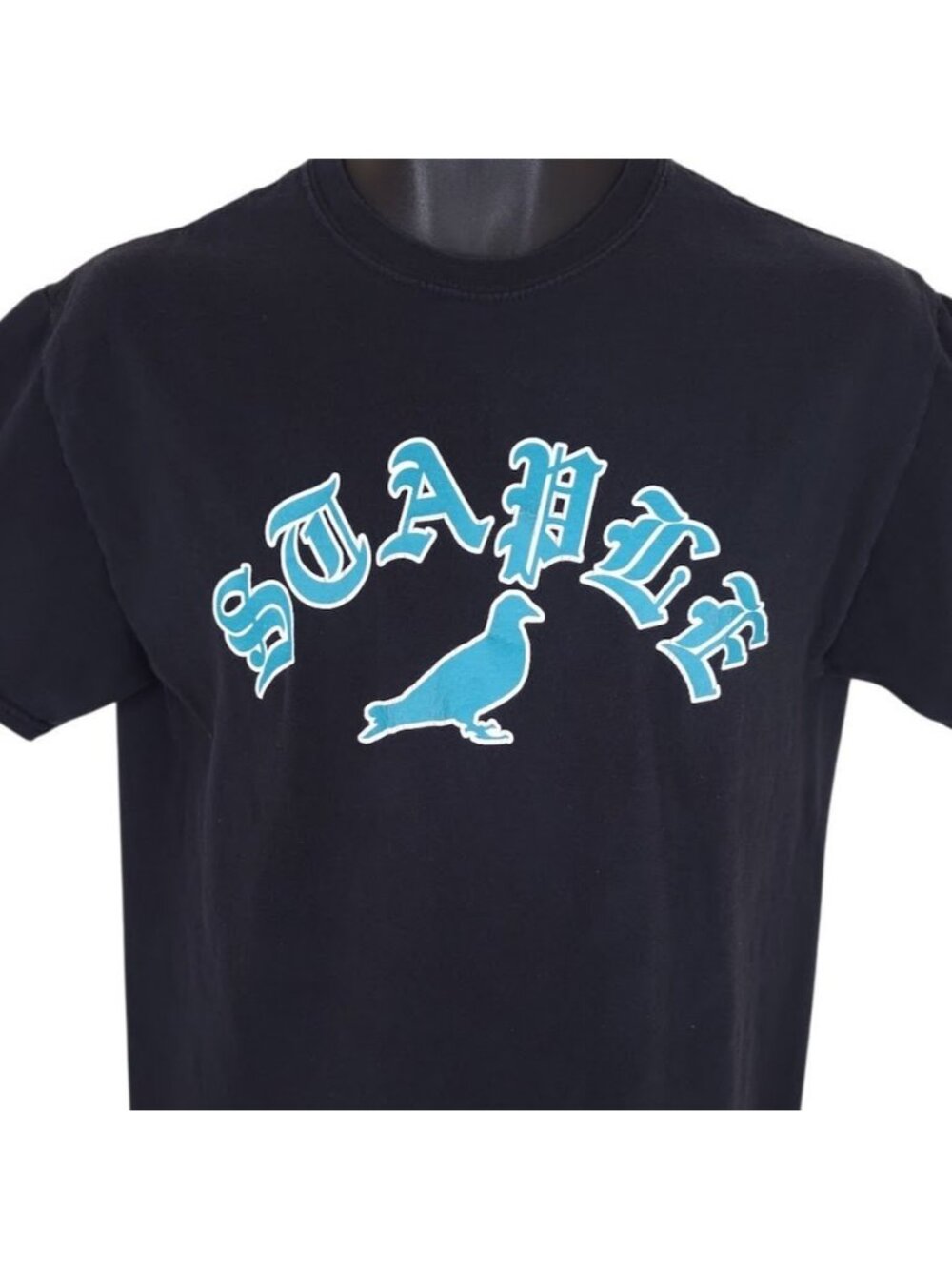 Staple Pigeon T Shirt Mens Size Medium Black Teal Streetwear